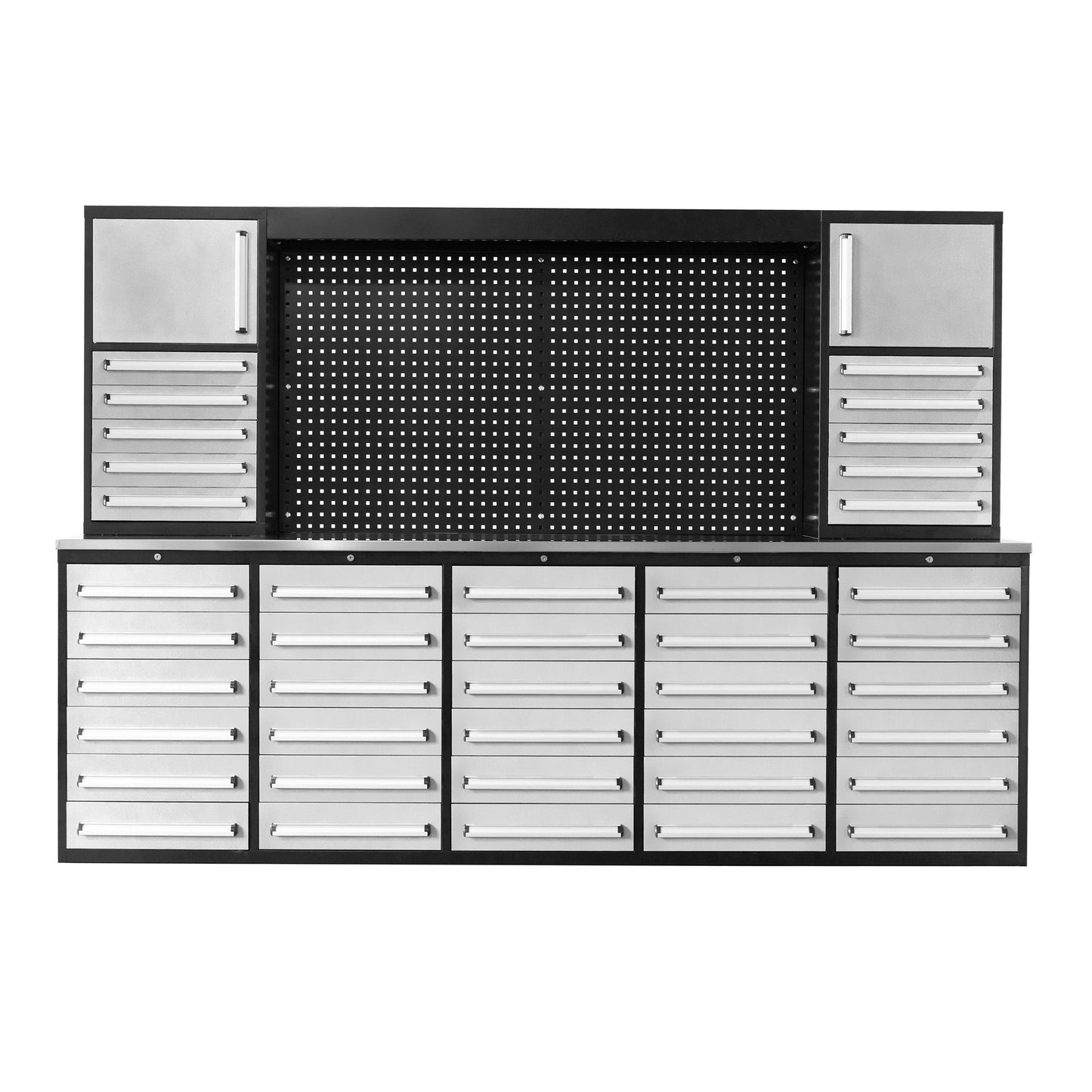EMC 10ft Workbench Cabinet Combo 40 Drawers 2 Cabinets