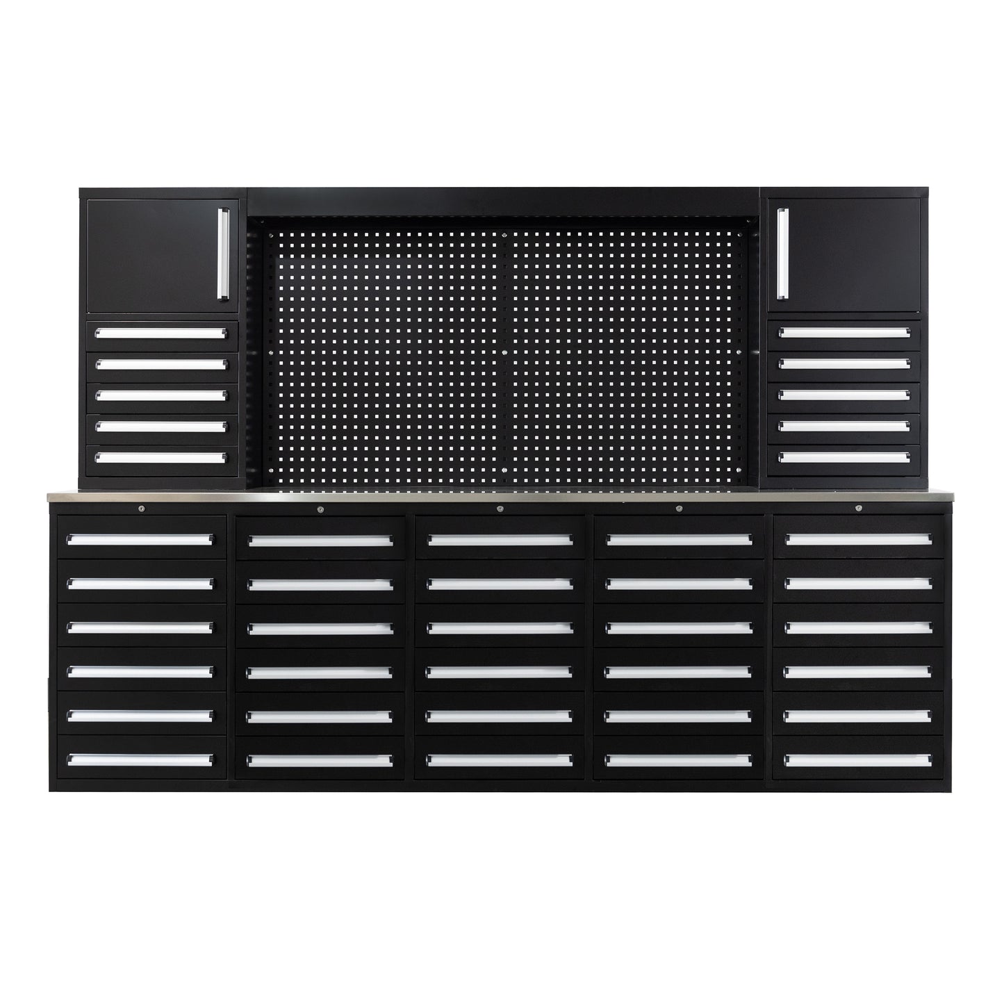 EMC 10ft Workbench Cabinet Combo 40 Drawers 2 Cabinets