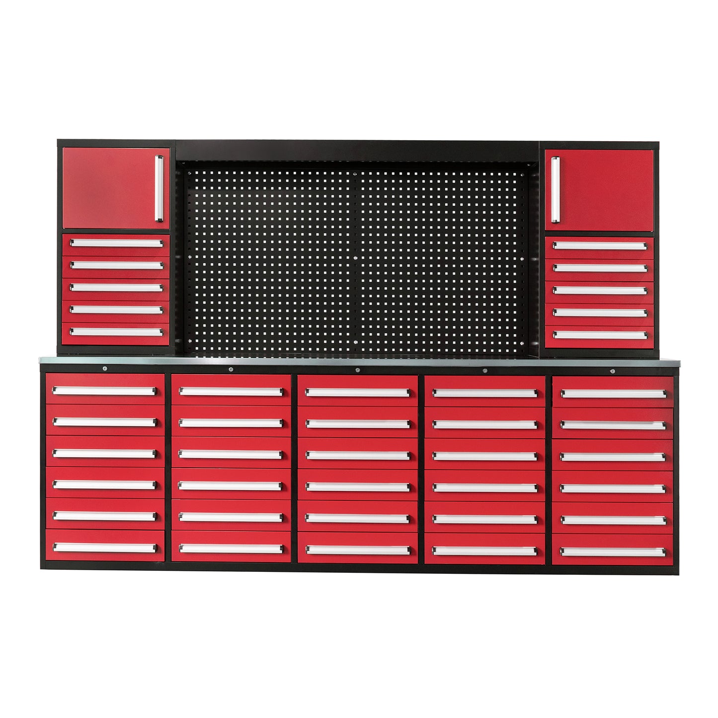 EMC 10ft Workbench Cabinet Combo 40 Drawers 2 Cabinets