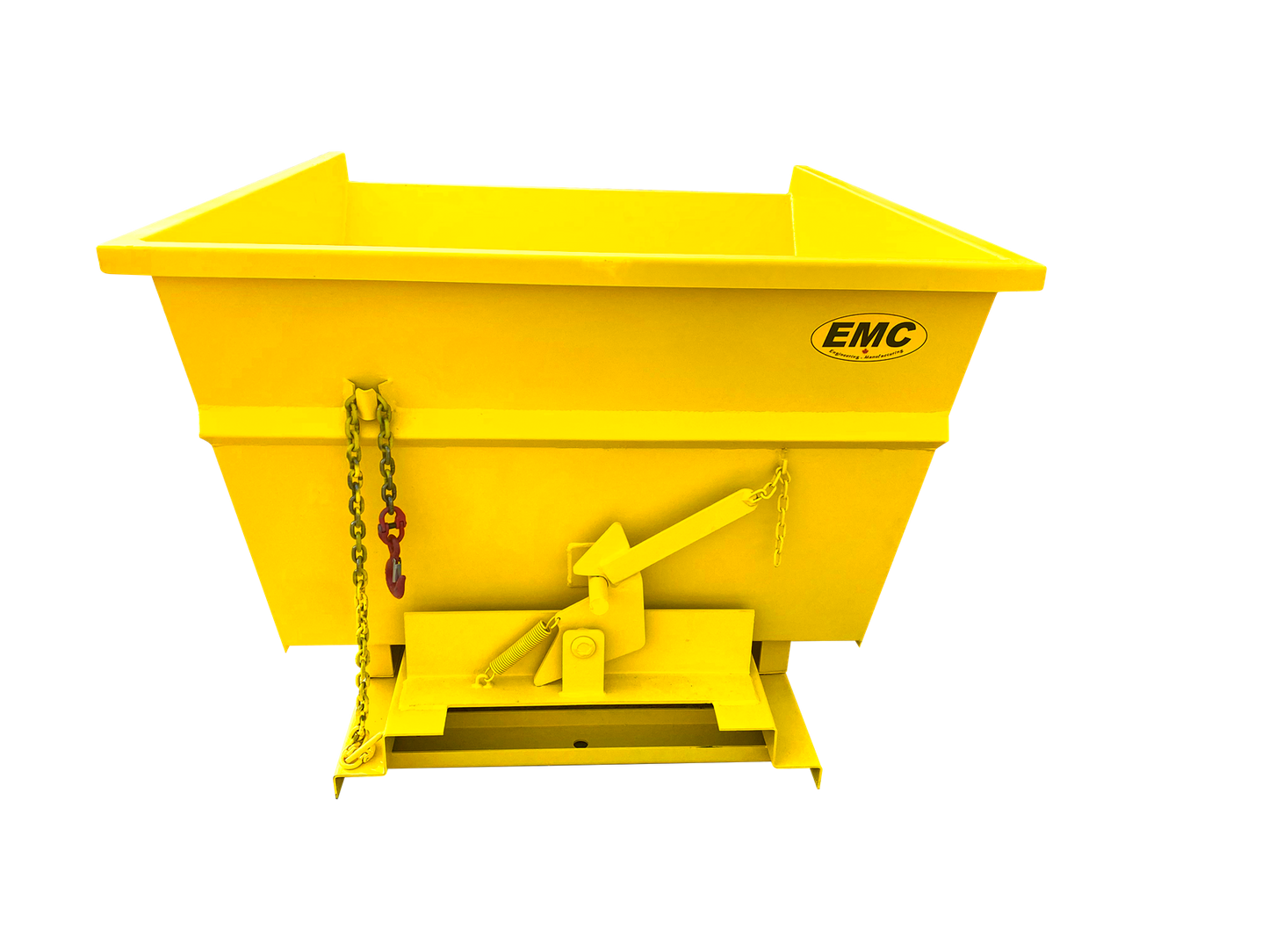 EMC Forklift Pocket Self Dumping Hopper - 1.5 Cubic Yard Capacity
