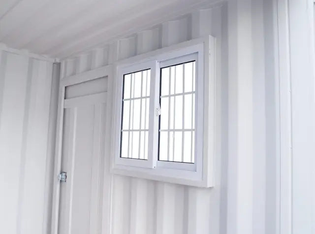 EMC 8FT Container Office - 1 Window and 1 Man Door