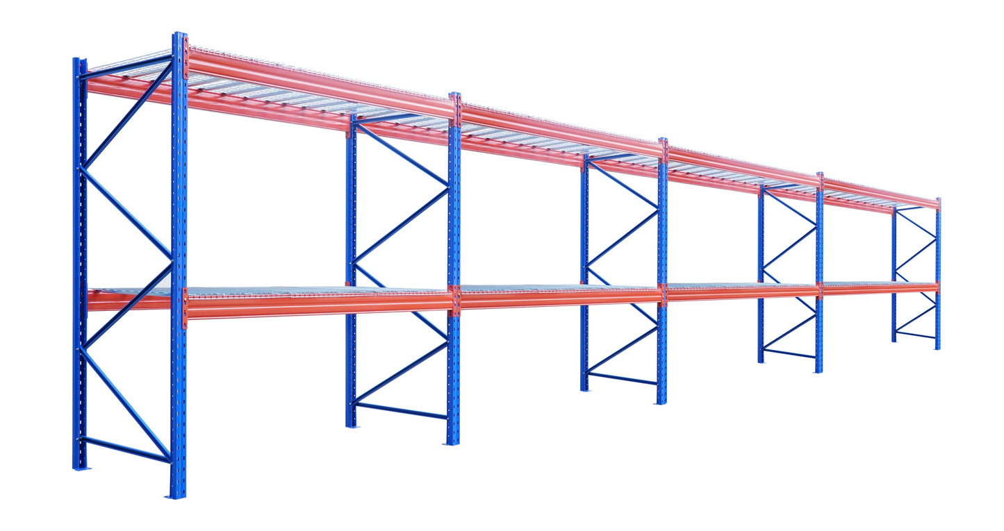 EMC Heavy-Duty Pallet Rack 120” W×48”D×120”H