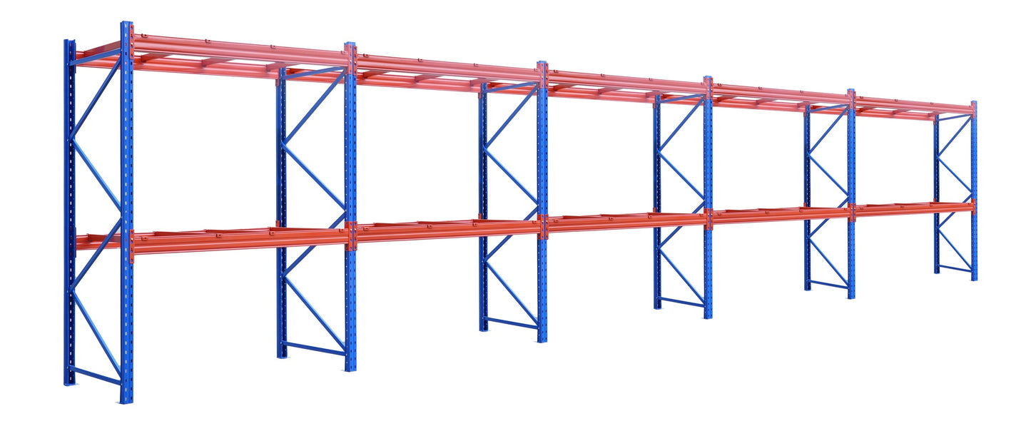 EMC Heavy-Duty Pallet Rack 96” W×42”D×120”H