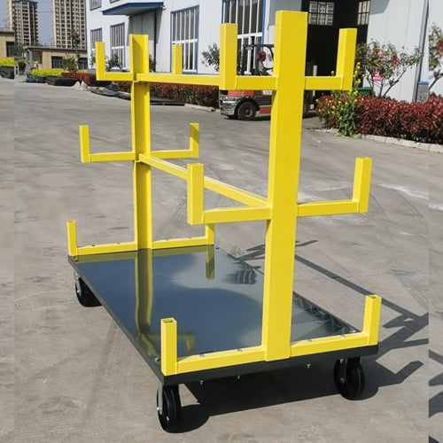 EMC Heavy-Duty Mobile Bar And Pipe Racks - Size 72" Length - 4000 LBS Capacity