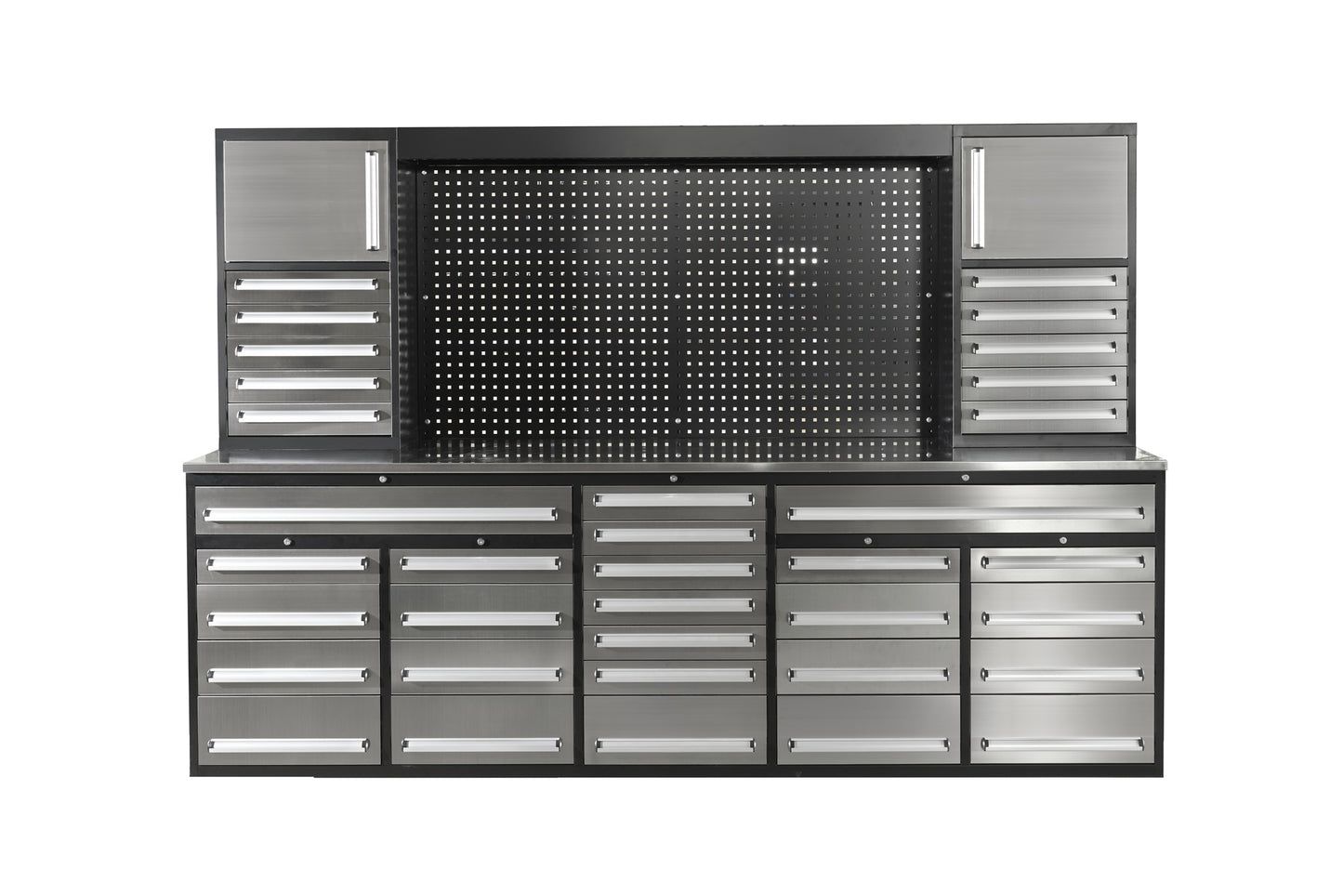 EMC 10ft Stainless Steel Workbench Cabinet Combo 35 Drawers 3