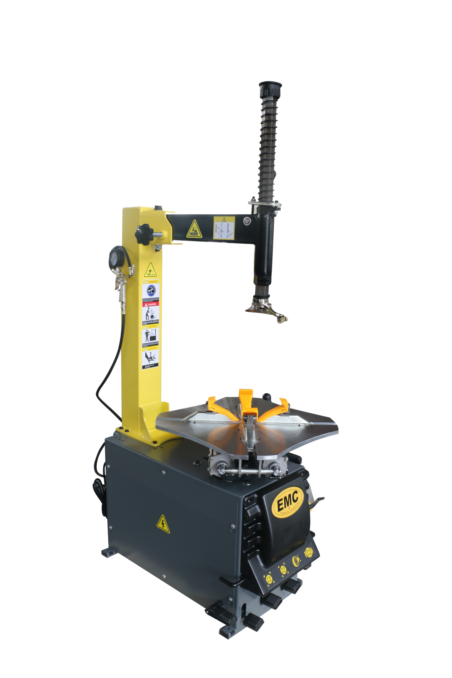 EMC Tire Changer 14”-28” Rim Clamping Tilt-Back Semi-Automatic