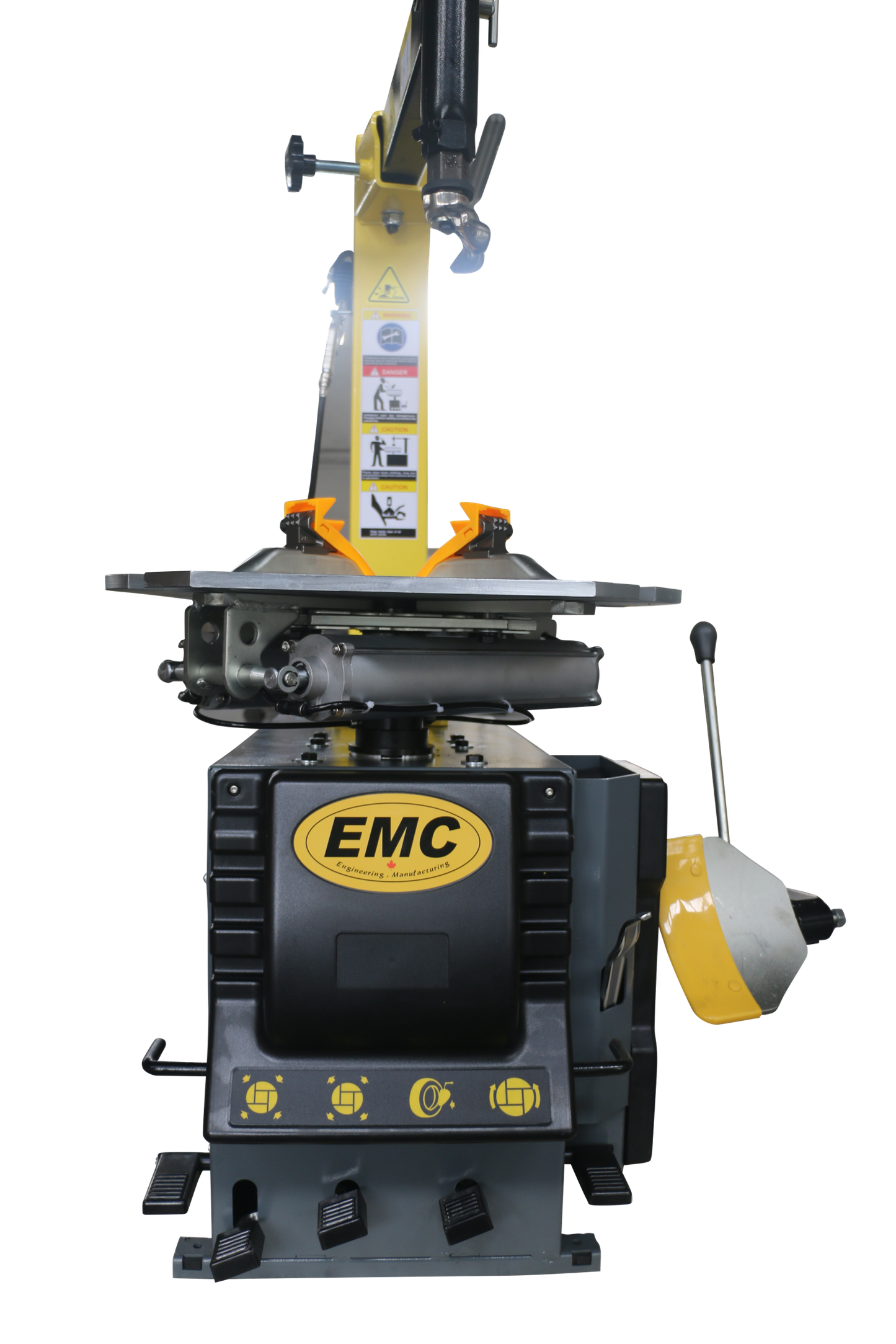 EMC Tire Changer 14”-28” Rim Clamping Tilt-Back Semi-Automatic