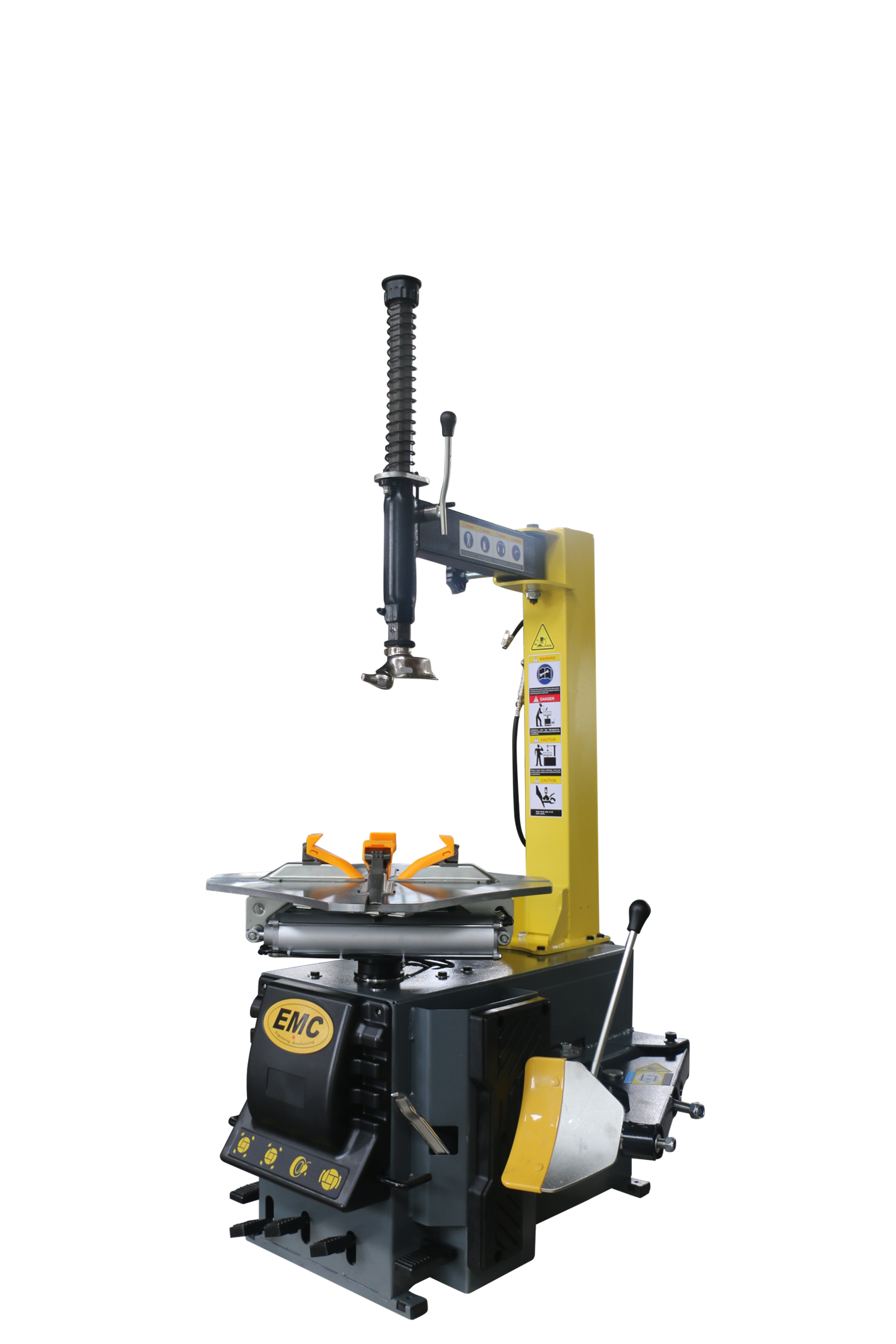 EMC Tire Changer 14”-28” Rim Clamping Tilt-Back Semi-Automatic