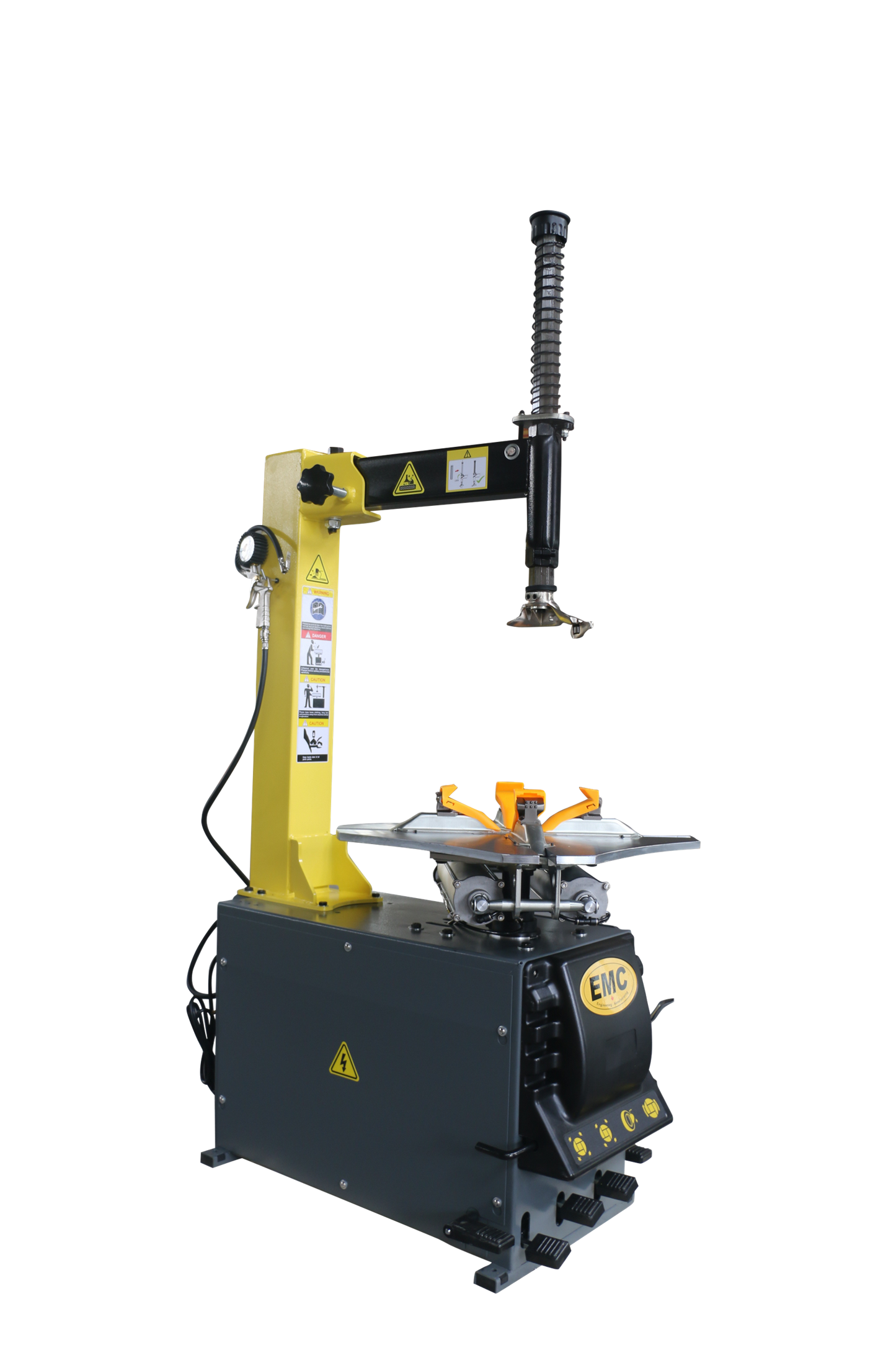 EMC Tire Changer 14”-28” Rim Clamping Tilt-Back Semi-Automatic
