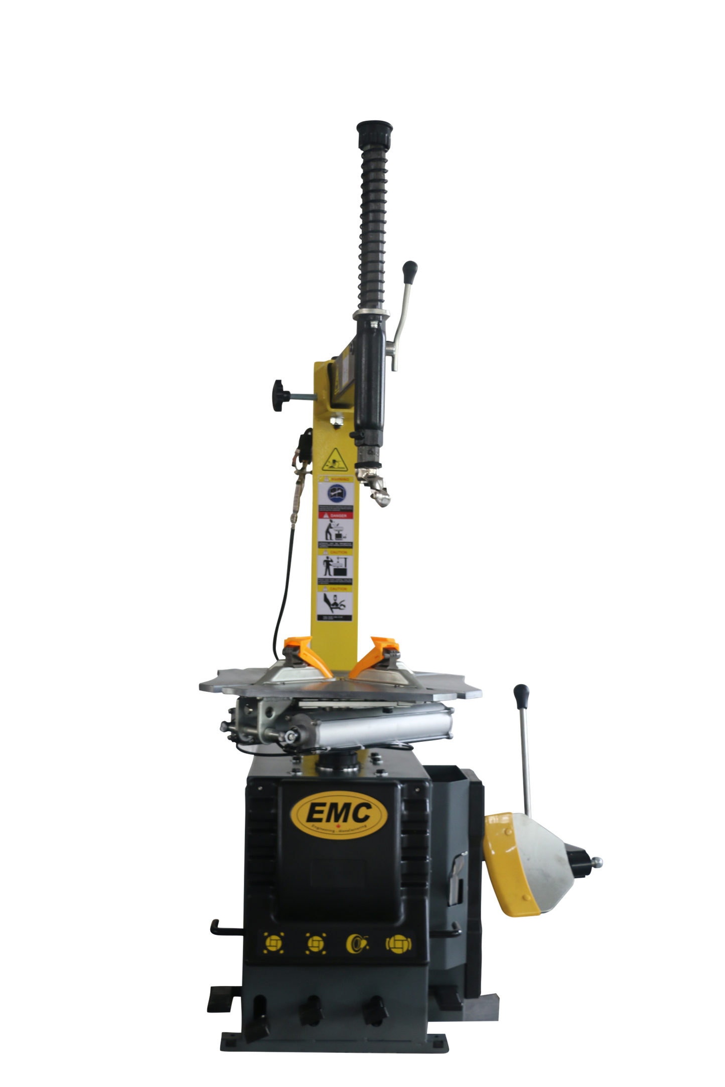 EMC Tire Changer 14”-28” Rim Clamping Tilt-Back Semi-Automatic