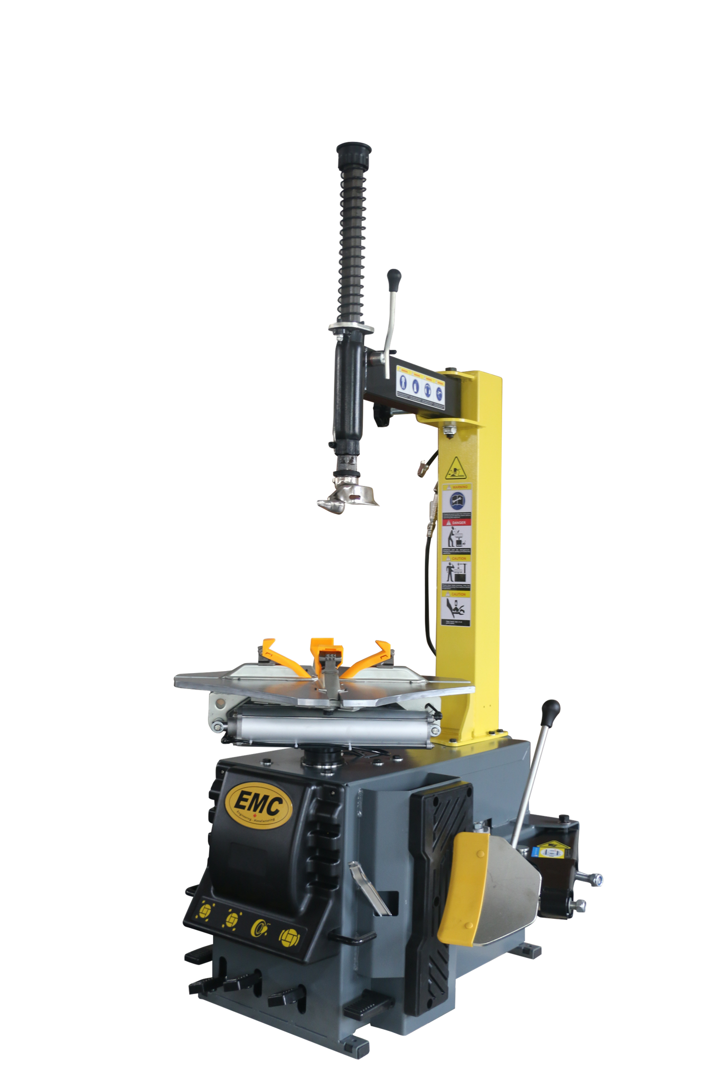 EMC Tire Changer 14”-28” Rim Clamping Tilt-Back Semi-Automatic