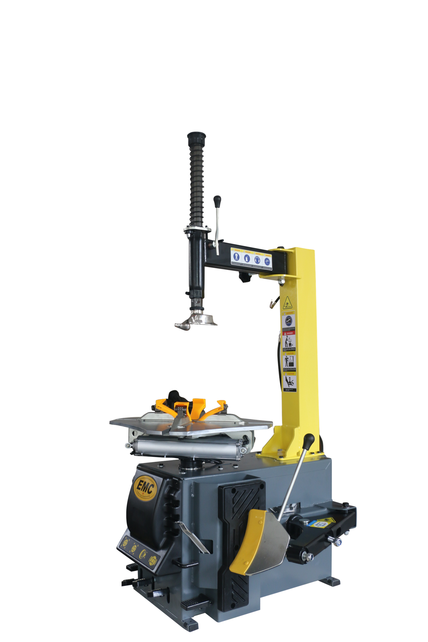 EMC Tire Changer 14”-28” Rim Clamping Tilt-Back Semi-Automatic