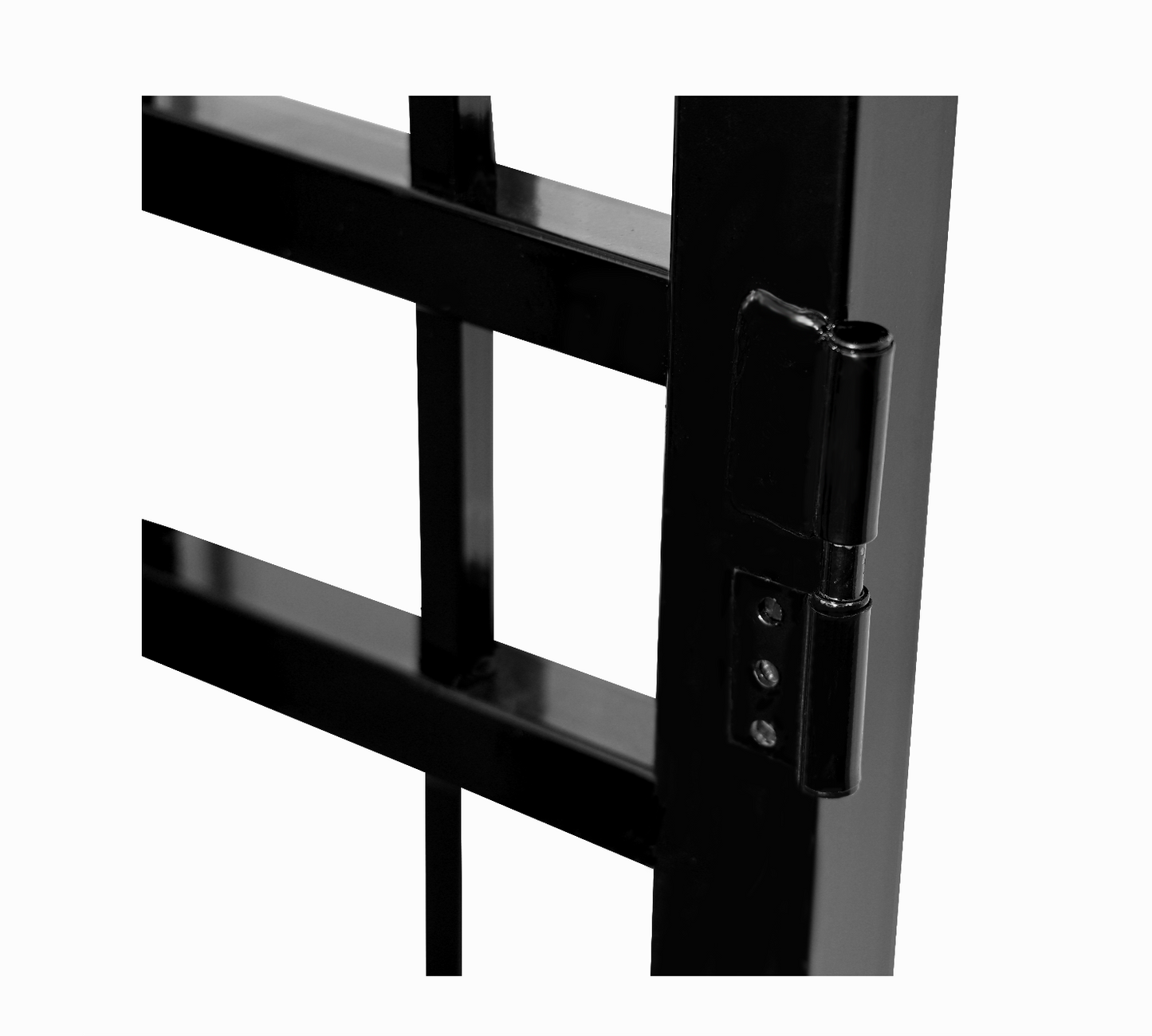 EMC 16 ft. Wrought Iron Driveway Gate - Deer Design, Heavy-Duty