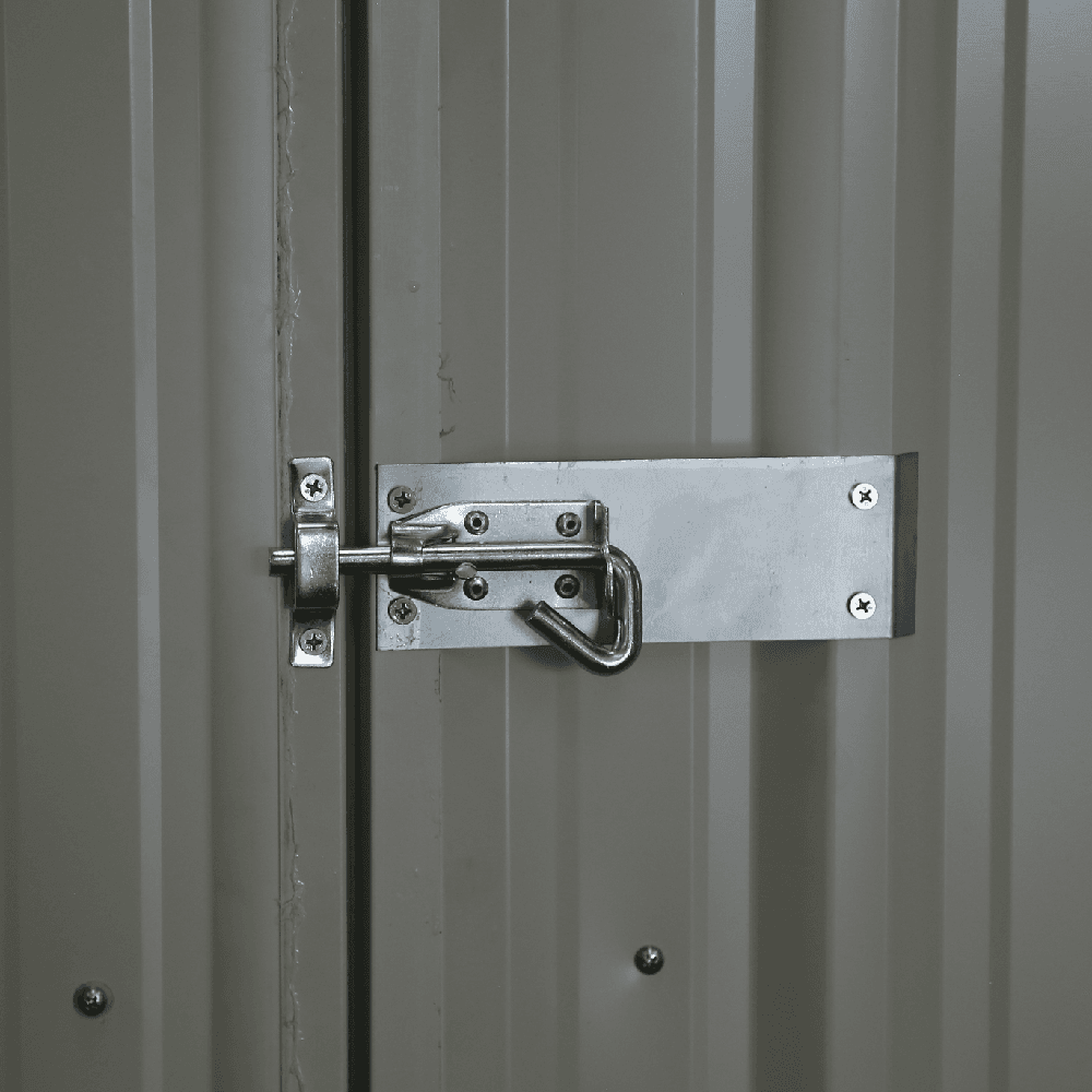 8'x11' Galvanized Metal Shed - 29 gauge steel walls - resistant snow load and wind load