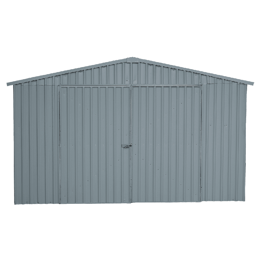 EMC Heavy Duty 14'x19' Steel Car Shed Garage - 29 gauge metal sheet - 75 mph wind resistance