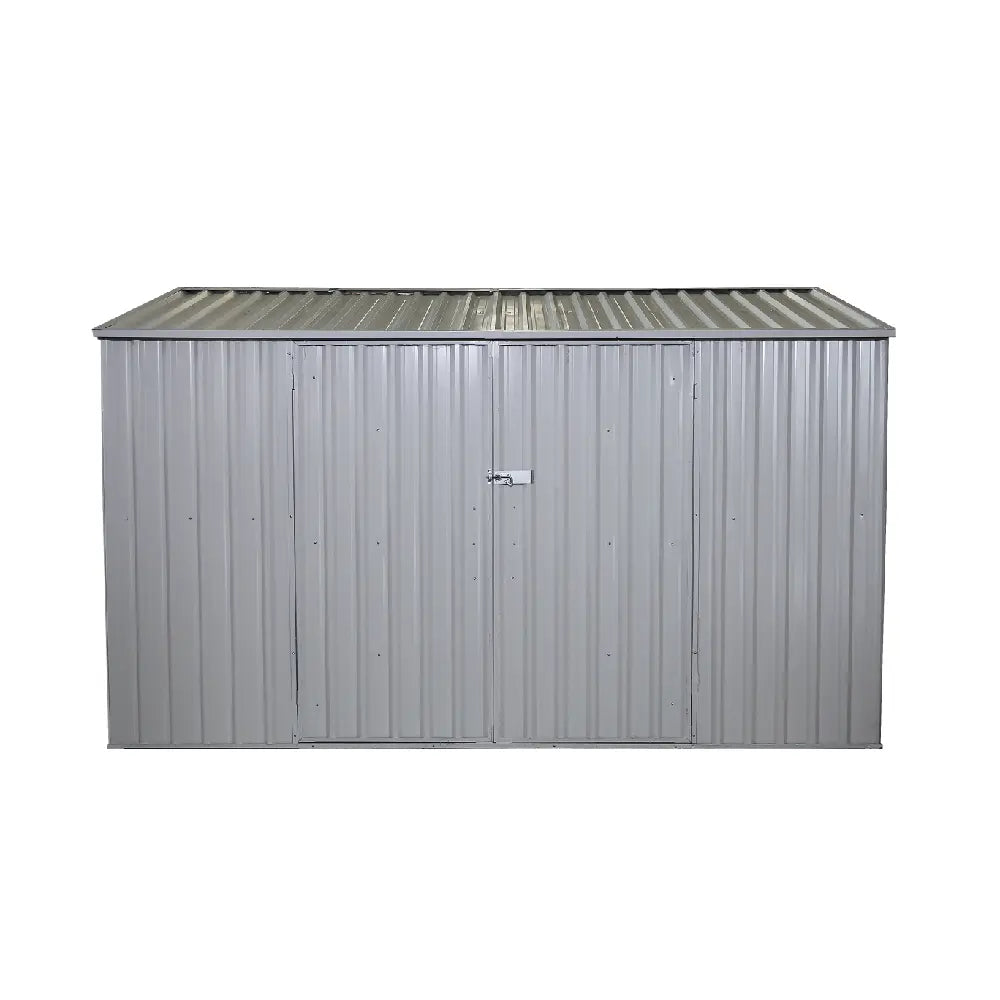 8'x11' Galvanized Metal Shed - 29 gauge steel walls - resistant snow load and wind load