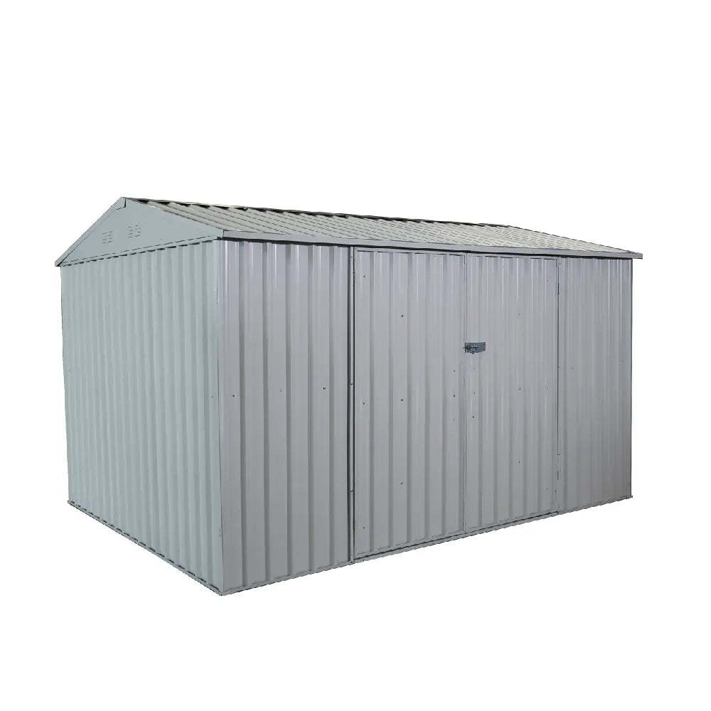 8'x11' Galvanized Metal Shed - 29 gauge steel walls - resistant snow load and wind load