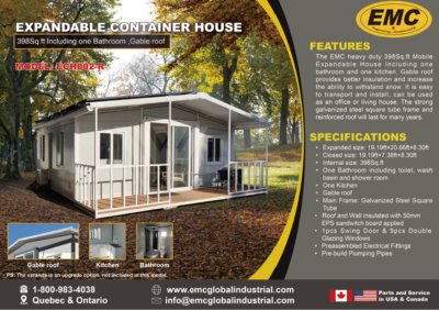 EMC Expandable Container House (ECH002-R)