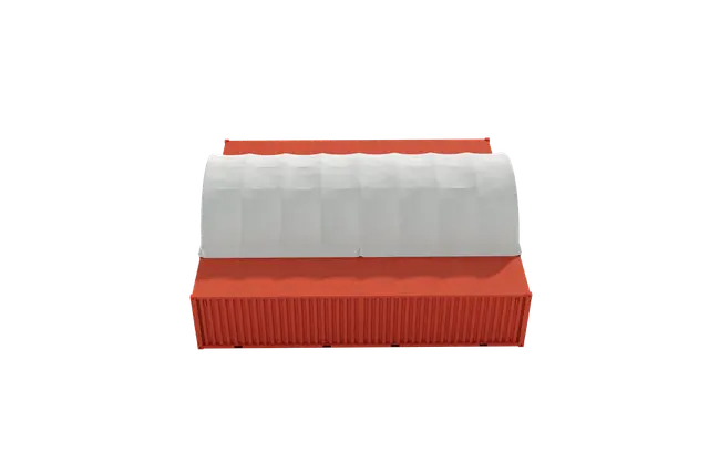 EMC C2040 Container Shelter - 20' Wide x 40' Length