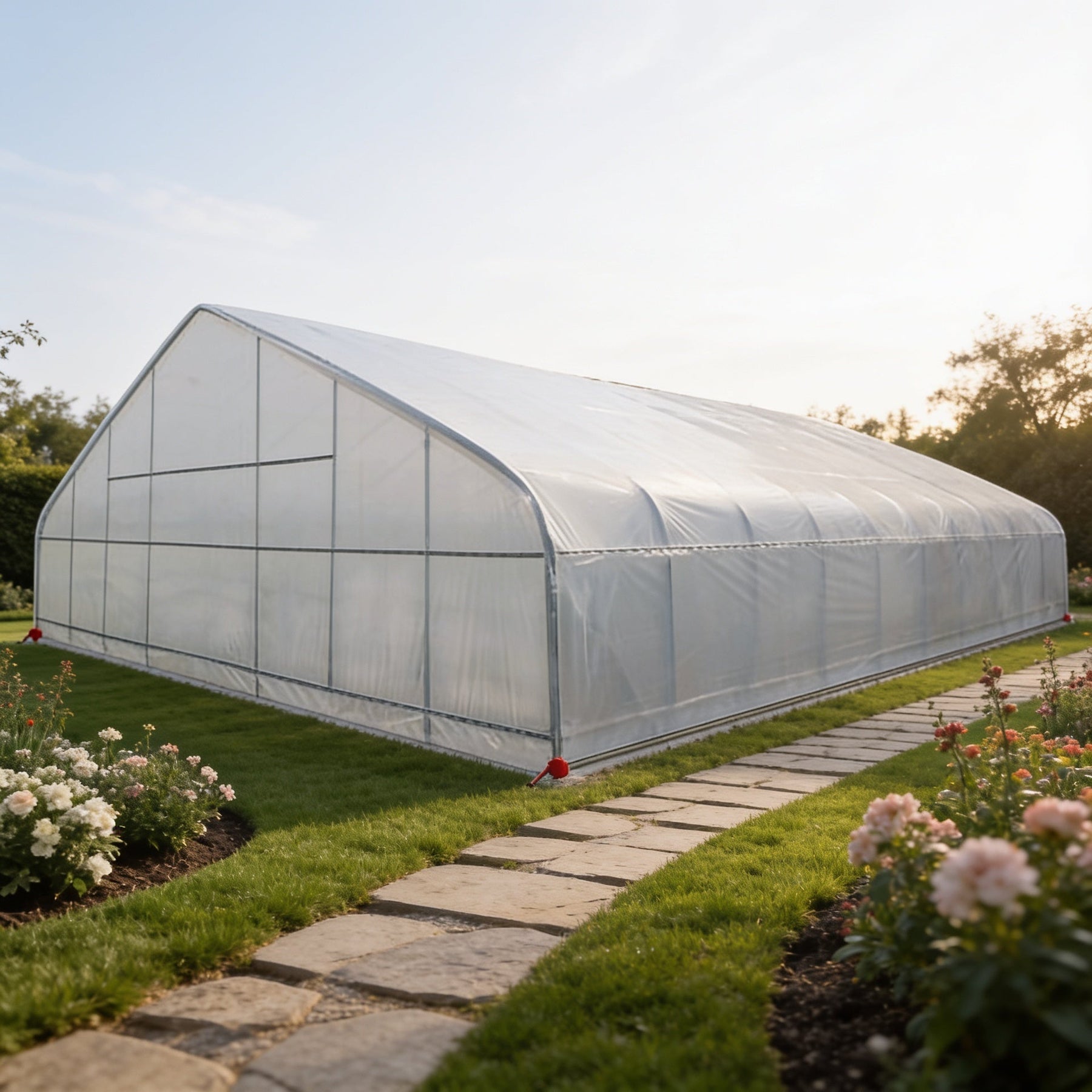 High Tunnel Greenhouse for Short Growing Season in Canada