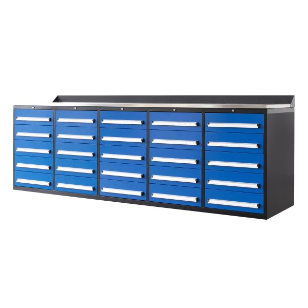 EMC 10ft Workbench Cabinet Combo 25 Drawers