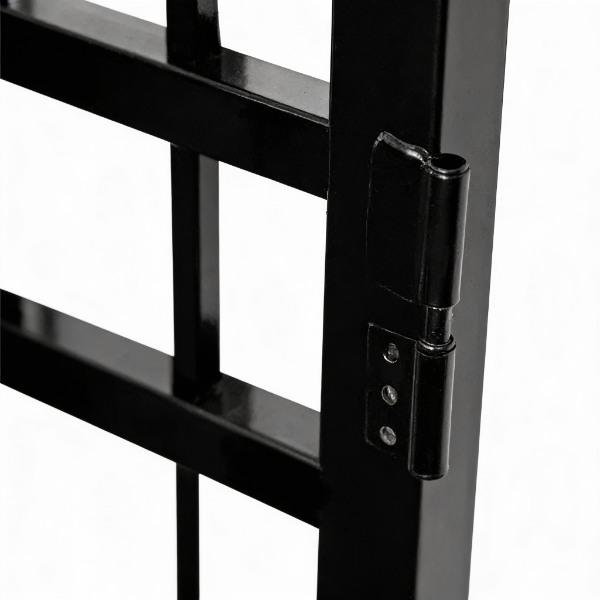 EMC 16 ft. Wrought Iron Driveway Gate - Arrow Design, Heavy-Duty