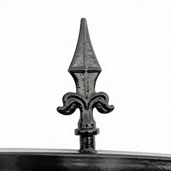 EMC 16 ft. Wrought Iron Driveway Gate - Arrow Design, Heavy-Duty