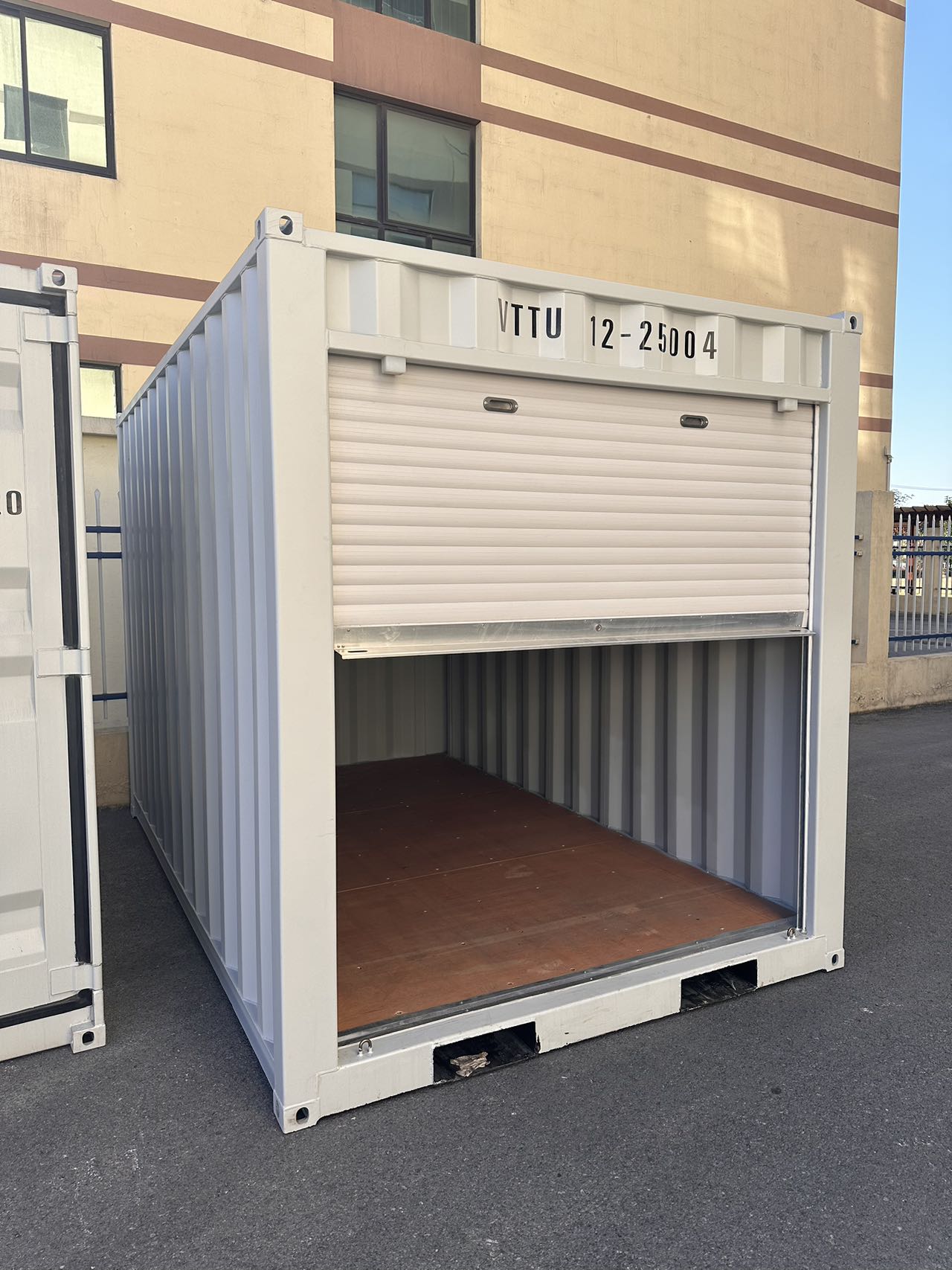 EMC 12FT Container Office With Roller Door – EMC Industrial