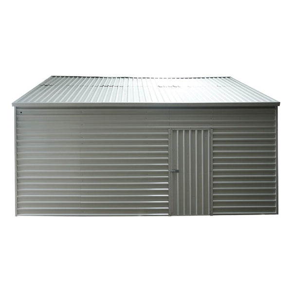 EMC 21'x19' Heavy Duty Double Metal Garage Shed, 75 MPH Wind Rated