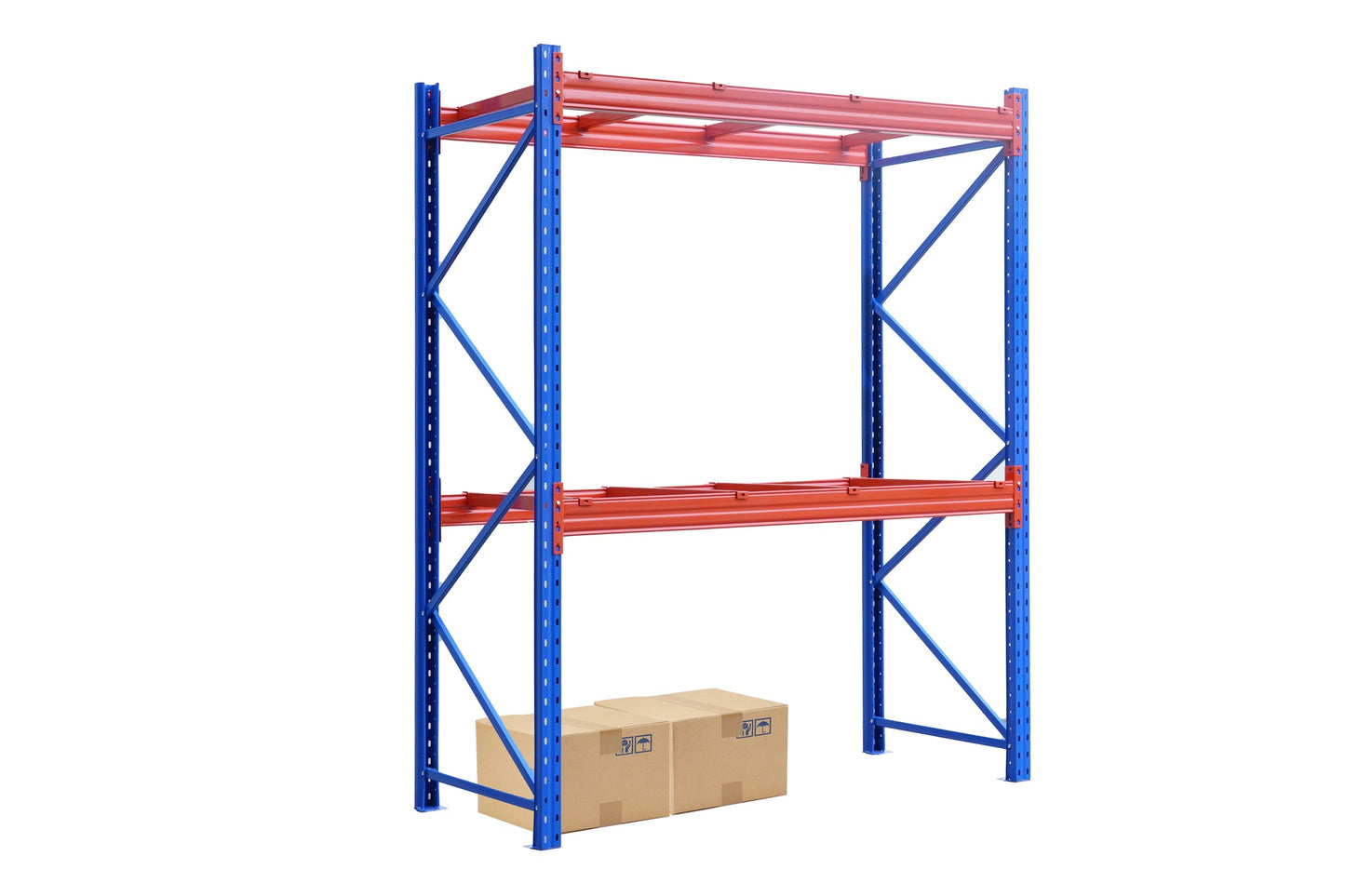 EMC Heavy-Duty Pallet Rack 96” W×42”D×120”H