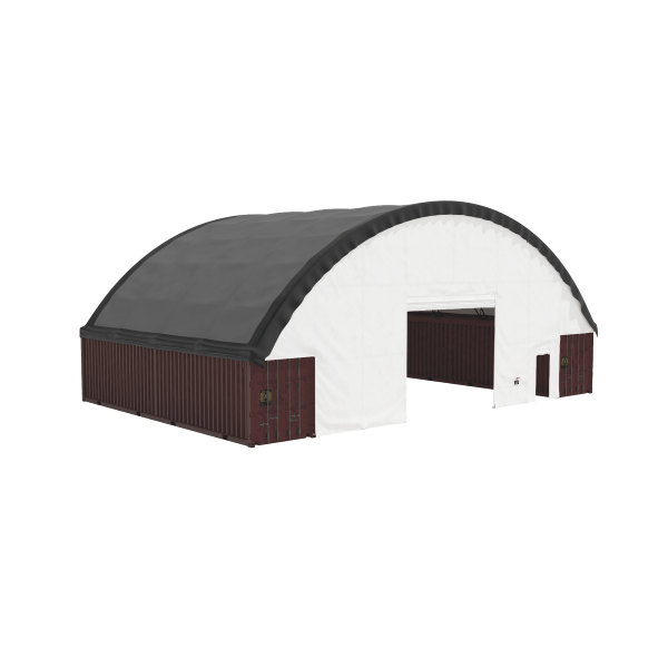 EMC Front & Back Wall Kit For C6040D Double Truss Container Shelter