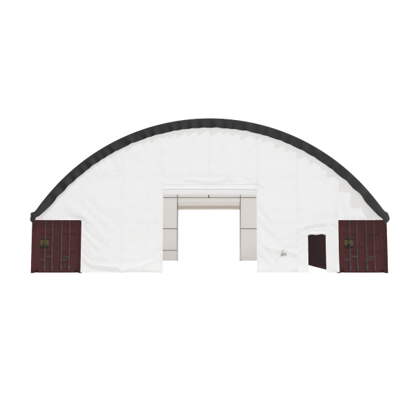 EMC Front & Back Wall Kit For C6040D Double Truss Container Shelter