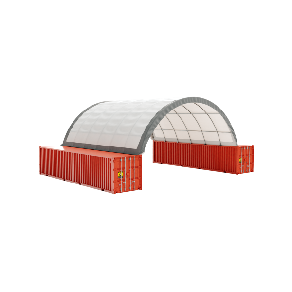 EMC C4040 Container Shelter - 40'x40'x15'