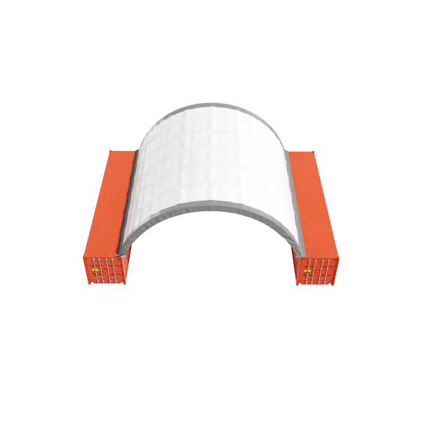 EMC C4040 Container Shelter - 40'x40'x15'