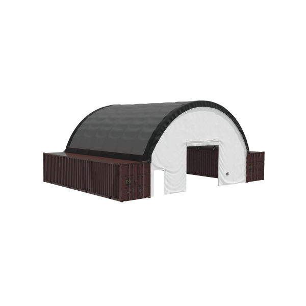 EMC Front & Back Wall Kit For C404015D Double Truss Container Shelter