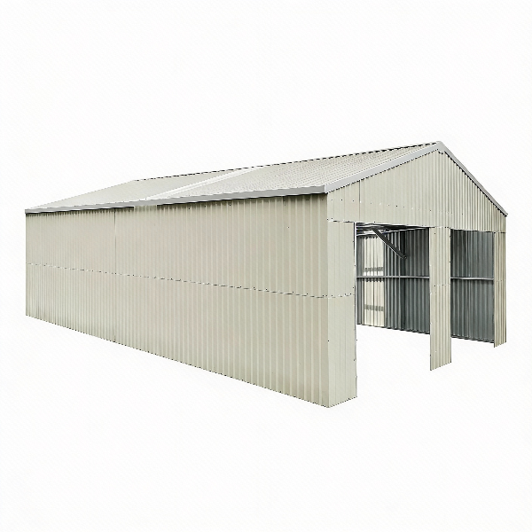 EMC 25FT×33FT Double Door Metal Warehouse Shed
