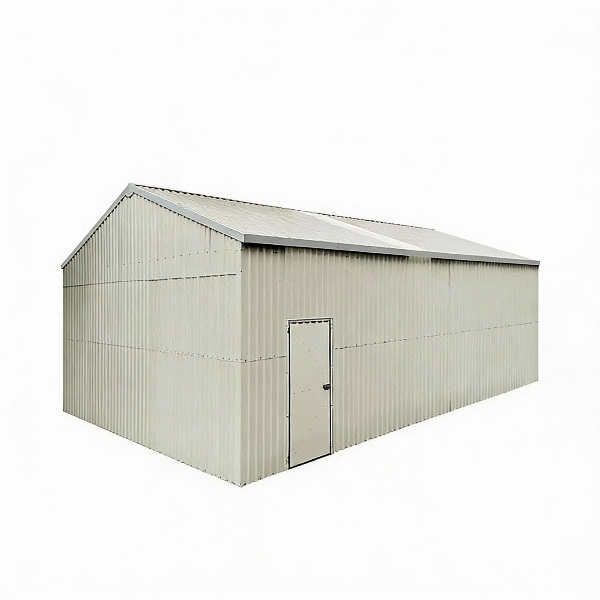 EMC 25FT×33FT Double Door Metal Warehouse Shed