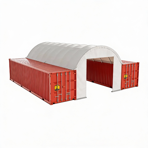EMC C2040 Container Shelter - 20' Wide x 40' Length