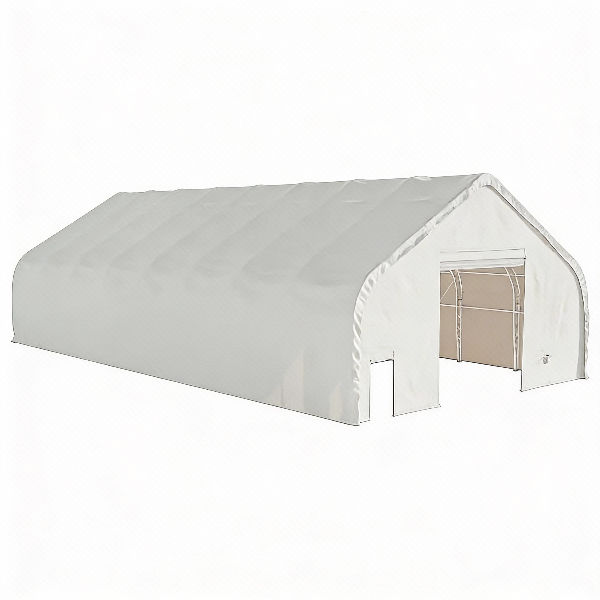EMC Double Trussed Storage Shelter - 40' Wide x 80' Length x 24' Height