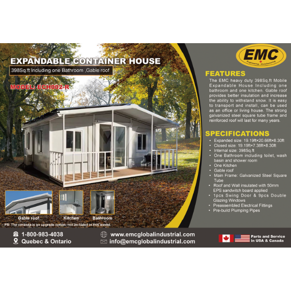 EMC Expandable Container House (ECH002-R)