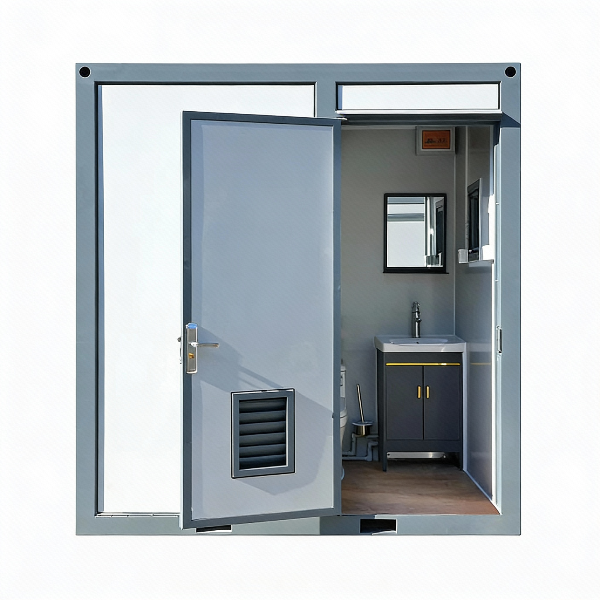 EMC Portable Toilet Bathroom With Shower - Insulated 4 seasons - Connections for sceptic and water - Power inlet