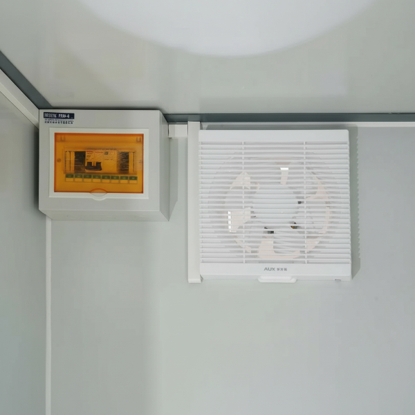 EMC Portable Toilet Bathroom With Shower - Insulated 4 seasons - Connections for sceptic and water - Power inlet