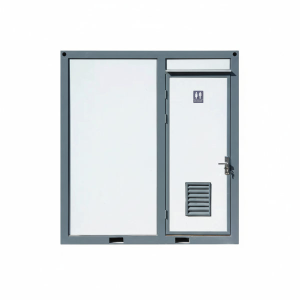 EMC Portable Toilet Bathroom With Shower - Insulated 4 seasons - Connections for sceptic and water - Power inlet