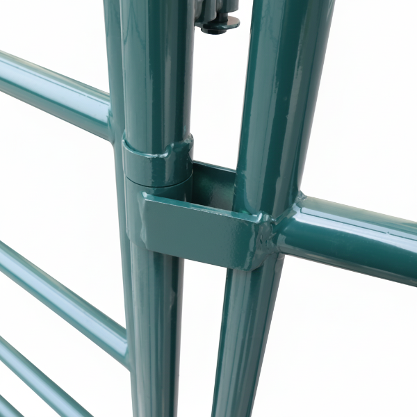 EMC 54 Panels & 2 Gates Corral Cattle Panels Pack - 10 Foot Wide x 5 for Height Per Panel - Powder Coated Tube Frame