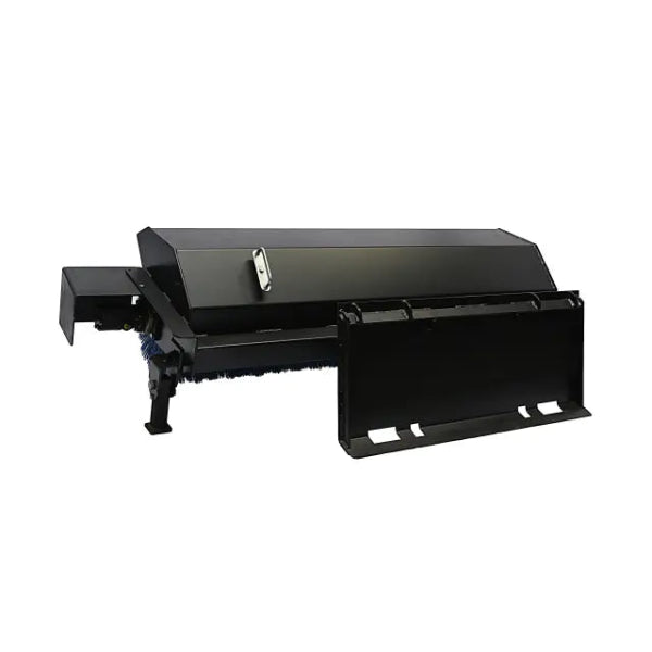 EMC 72" Skid Steer Angle Broom - High Powered Hydraulic - 30 Degree Angle