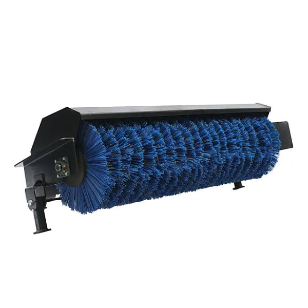 EMC 72" Skid Steer Angle Broom - High Powered Hydraulic - 30 Degree Angle