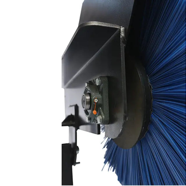 EMC 72" Skid Steer Angle Broom - High Powered Hydraulic - 30 Degree Angle