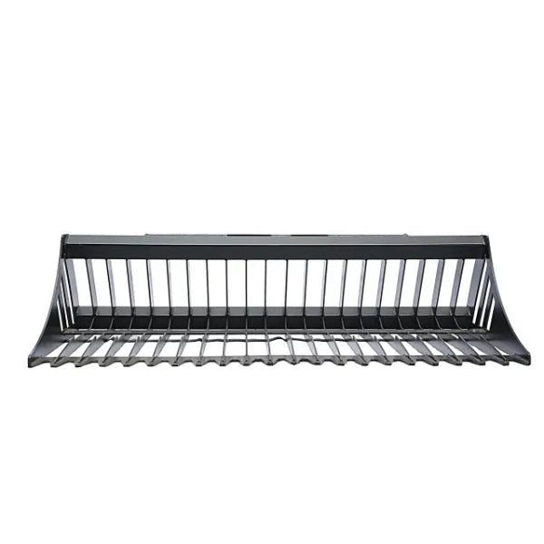 EMC 72" Skid Steer Rock Bucket - Heavy Duty Iron Body