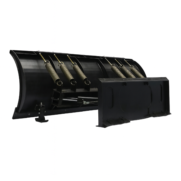 EMC 84" Skid Steer Snow Plow - Hydraulic Controls - 6 Coil Design