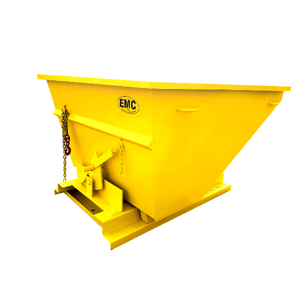EMC Forklift Pocket Self Dumping Hopper - 1.5 Cubic Yard Capacity